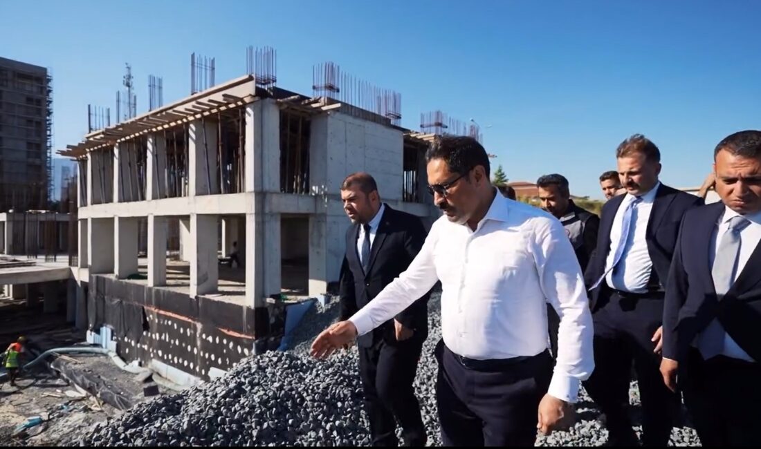 Hatay Valisi Mustafa Masatlı, yapım çalışmaları devam eden Hatay İl