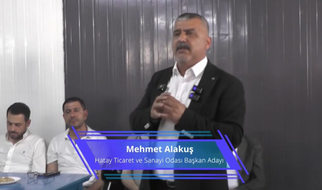 Hatay Ticaret ve Sanayi Odası (HATSO) adaylığıyla sahaya güçlü bir