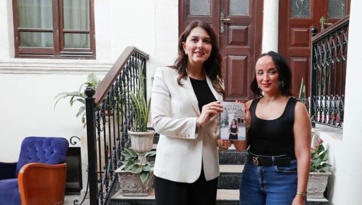Hataylı yazar İpek Aslan, Çankaya Konakları’nda gerçekleşen anlamlı buluşmada kaleme