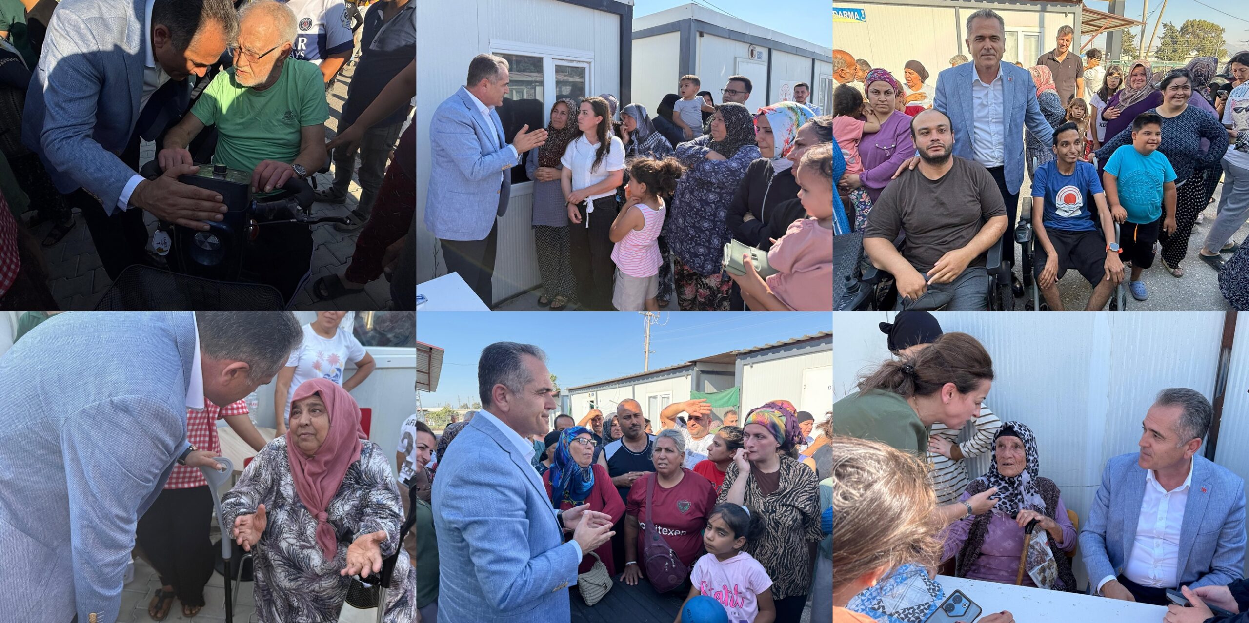 DEVLETİN YUSUF YÜZÜ AKDAŞ, VATANDAŞLARI BİLGİLENDİRDİ Hatay Valisi Mustafa Masatlı’nın talimatları doğrultusunda konteyner kentlerde yürütülen tahliye