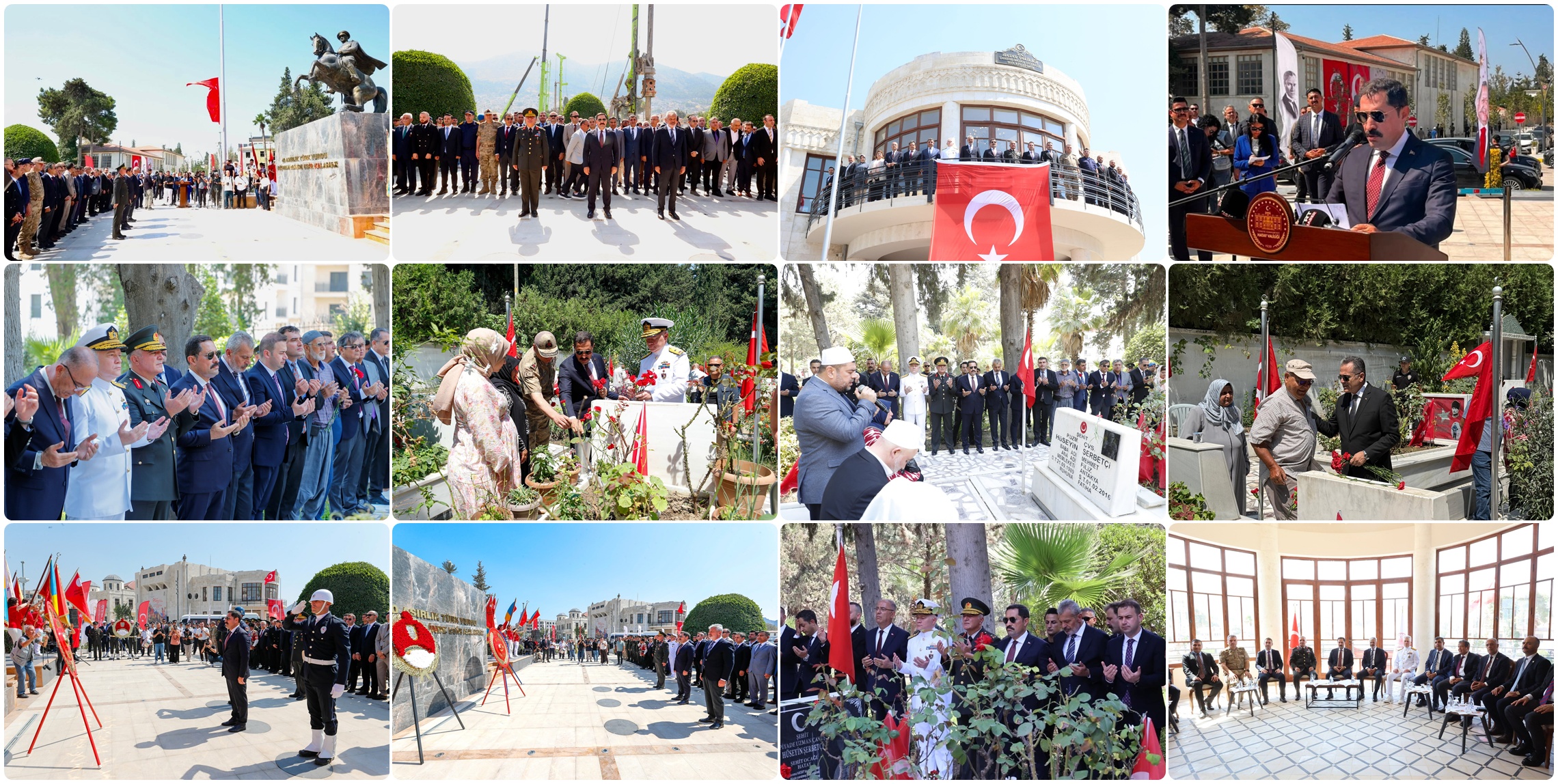 HATAY, ANAVATANA KATILIŞIN 87. YILINDA TEK YÜREK OLDU Hatay’ın Anavatana Katılışının 87. yıl dönümü dolayısıyla düzenlenen resmi kutlama