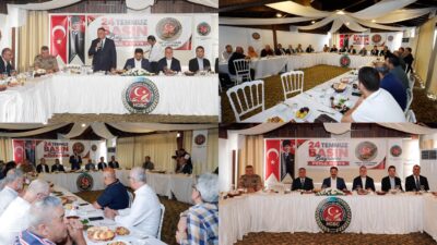 24 Temmuz Gazeteciler ve Basın Bayramı kapsamında Hatay Valisi Mustafa