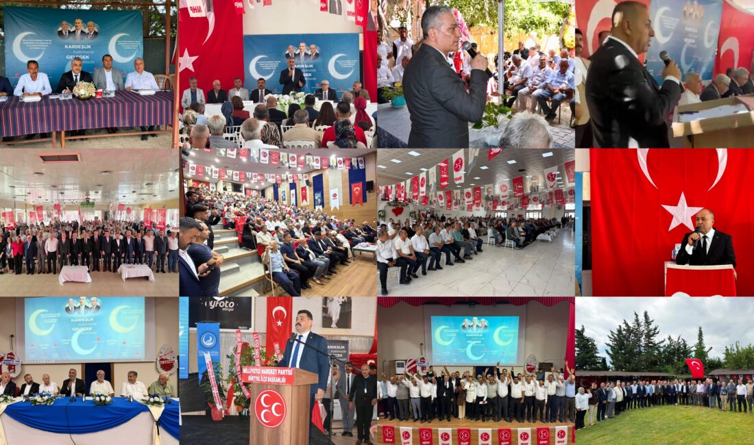 Milliyetçi Hareket Partisi’nin Hatay’da devam eden 15. Olağan İlçe Kongreleri;
