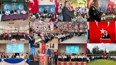 Milliyetçi Hareket Partisi’nin Hatay’da devam eden 15. Olağan İlçe Kongreleri;