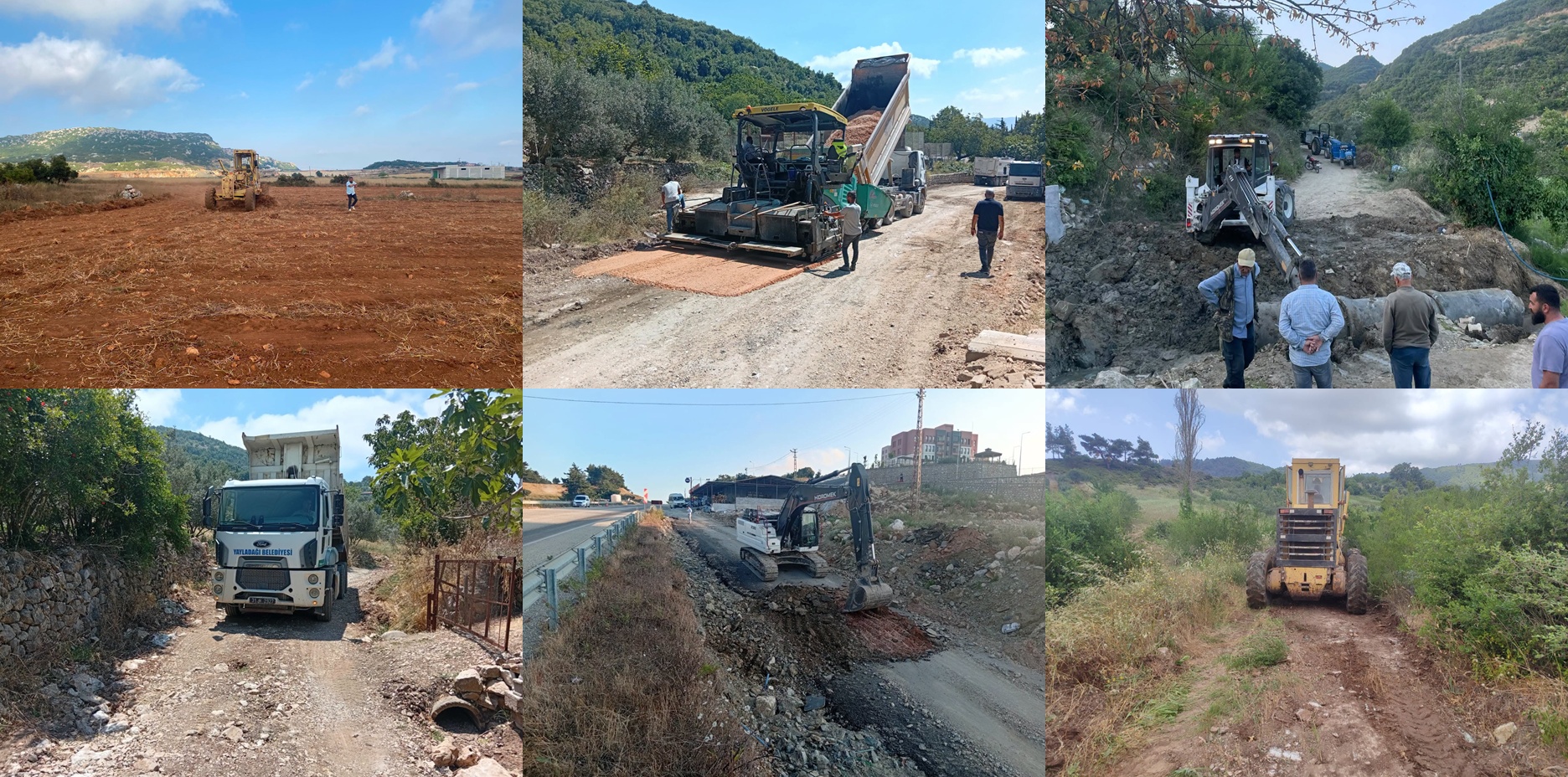 Yayladağı Belediyesi ile Hatay Büyükşehir Belediyesi’nin koordinasyonunda ilçenin dört bir