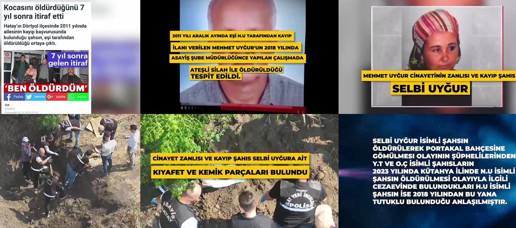 HATAY’DA 14 YILLIK CİNAYET SIRRI ÇÖZÜLDÜ Hatay Cumhuriyet Başsavcılığı koordinesinde Hatay Emniyet Müdürlüğü ekiplerince yürütülen titiz