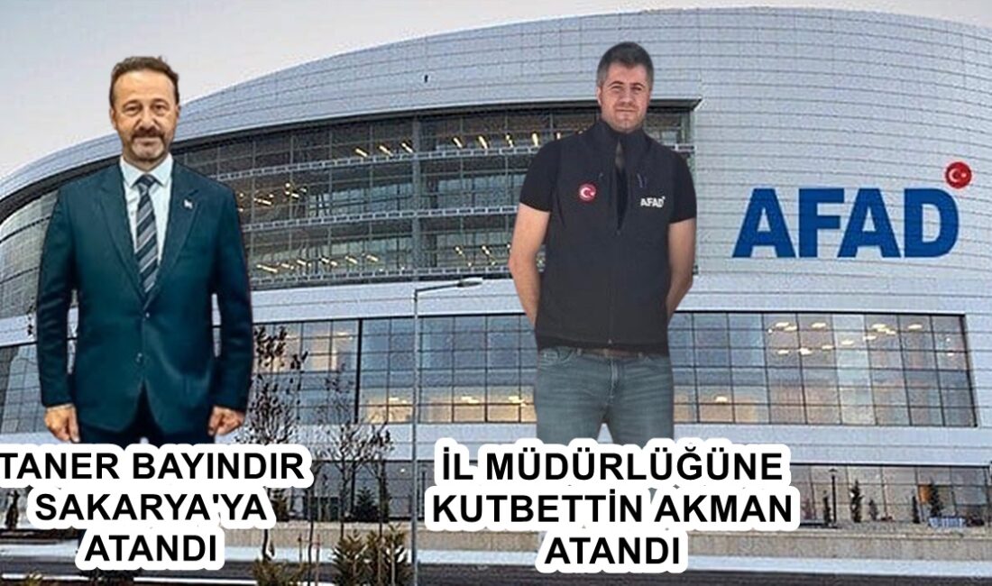 HATAY AFAD’DA GÖREV DEĞİŞİMİ AFAD Hatay İl Müdürü Taner Bayındır, Sakarya İl AFAD Müdürlüğü’ne