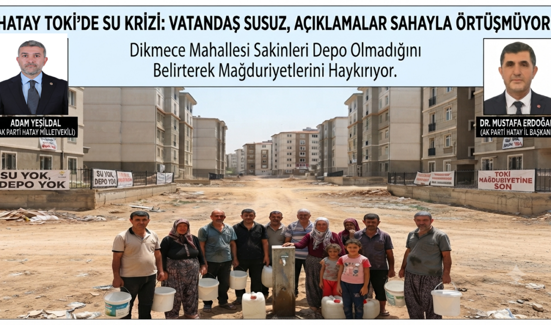 İL BAŞKANI ERDOĞAN AK PARTİ’Yİ BİTİRMEYE KARARLI MI? AK Parti Hatay İl Başkanı Dr. Mustafa Erdoğan’ın TOKİ konutlarını