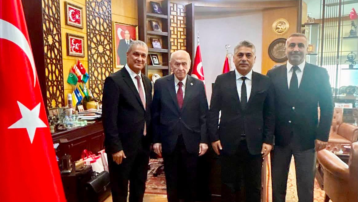 MHP’NİN YENİ HATAY KADROSU BAHÇELİ’YE TANITILDI Milliyetçi Hareket Partisi Hatay İl Başkanı Metin Taşçı, MHP Hatay