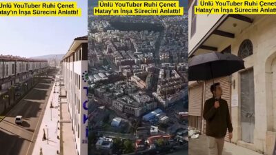 RUHİ ÇENET: HATAY KÜLLERİNDEN YENİDEN DOĞUYOR Milyonlarca abonesi bulunan ünlü YouTuber Ruhi Çenet, deprem bölgesindeki yeniden
