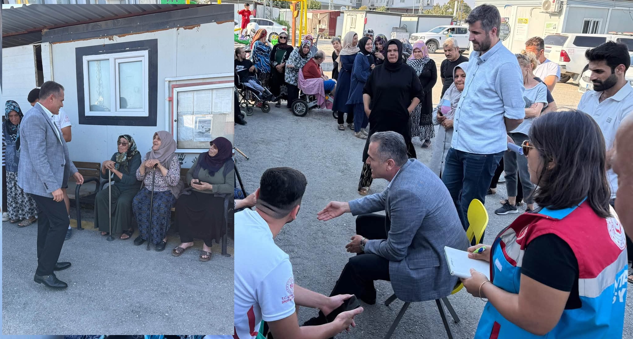 KAYMAKAM AKDAŞ SAHADAN AYAĞINI ÇEKMİYOR Hatay Valisi Mustafa Masatlı’nın talimatları doğrultusunda deprem sonrası normalleşme sürecini