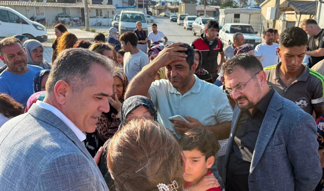 Antakya Kaymakamı Abdullah Akdaş, İGA Konteyner Kent’te yürütülen tahliye süreci