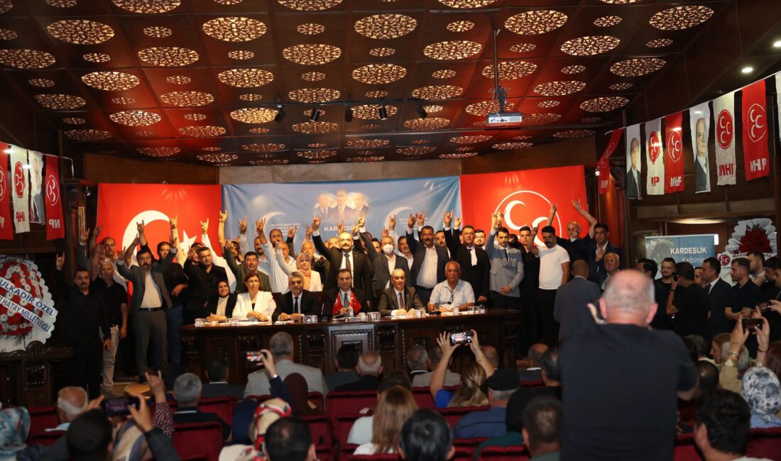 Milliyetçi Hareket Partisi Antakya İlçe Başkanlığı’nın 15. Olağan Kongresi yoğun