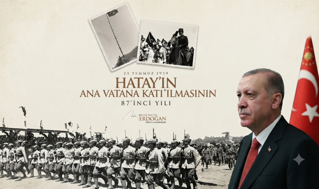ERDOĞAN: HATAY, TÜRKİYE YÜZYILINDA YÜKSELİŞİNİ SÜRDÜRÜYOR Cumhurbaşkanı Recep Tayyip Erdoğan, “Asırlardır aynı medeniyetin, aynı kültürün ve