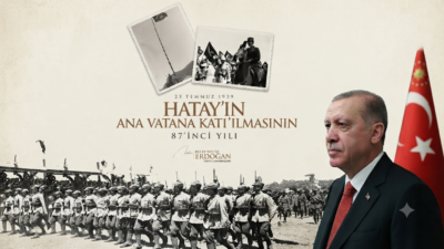 ERDOĞAN: HATAY, TÜRKİYE YÜZYILINDA YÜKSELİŞİNİ SÜRDÜRÜYOR Cumhurbaşkanı Recep Tayyip Erdoğan, “Asırlardır aynı medeniyetin, aynı kültürün ve