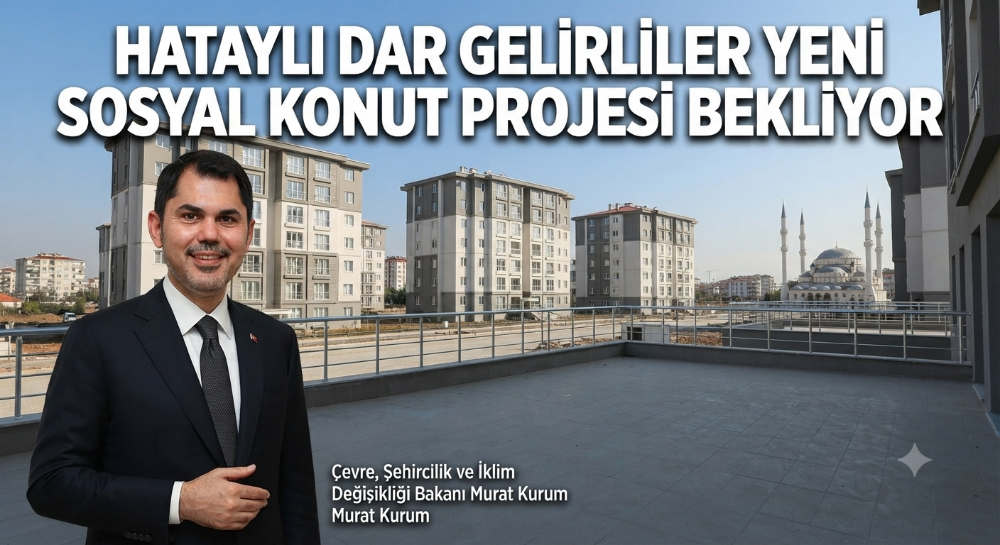 Hatay’da deprem sonrası yürütülen kalıcı konut çalışmaları hız kesmeden devam