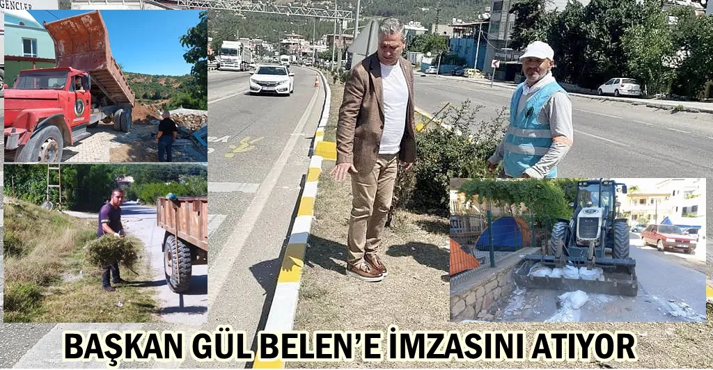 BAŞKAN GÜL BELEN’E İMZASINI ATIYOR