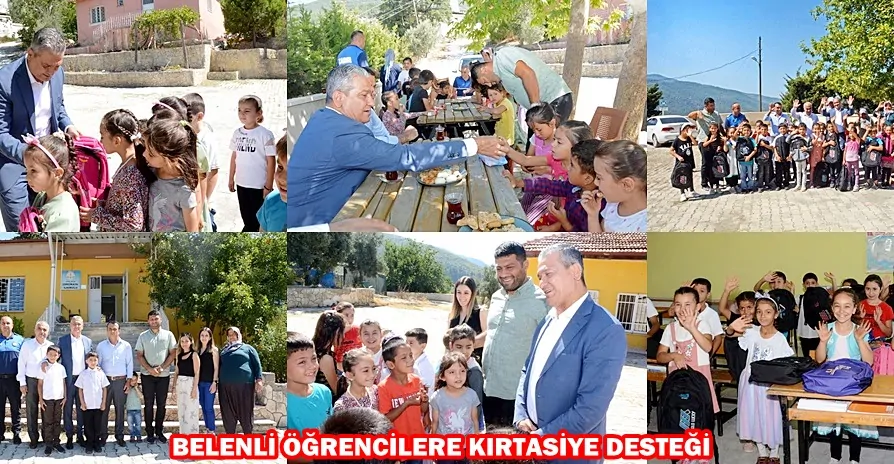 BELENLİ ÖĞRENCİLERE KIRTASİYE DESTEĞİ