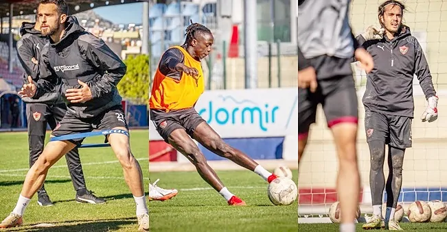 HATAYSPOR BEŞİKTAŞ MAÇI HAZIRLIKLARINI SÜRDÜRÜYOR