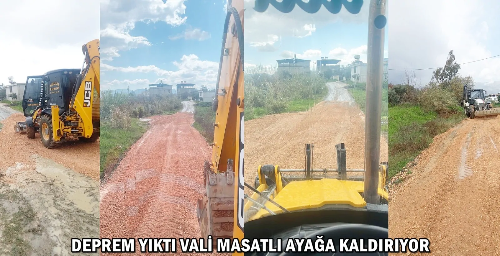 DEPREM YIKTI VALİ MASATLI AYAĞA KALDIRIYOR