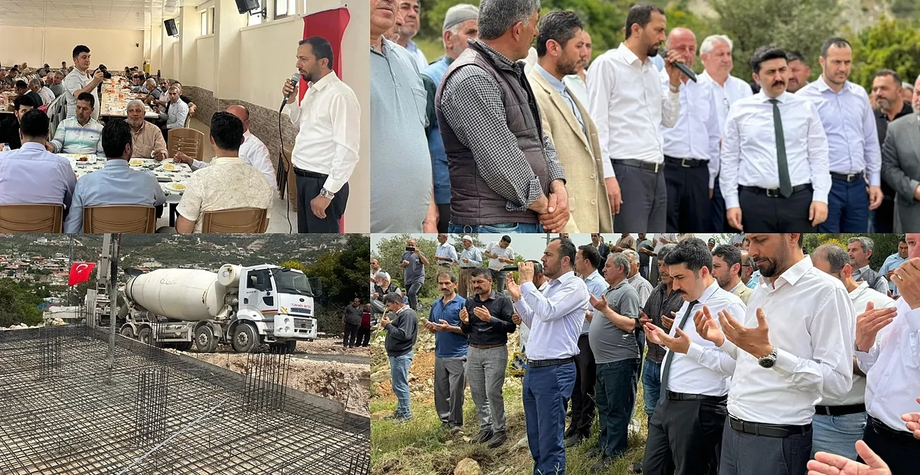 BAŞKAN YALÇIN KURAN KURSU TEMELİ ATTI