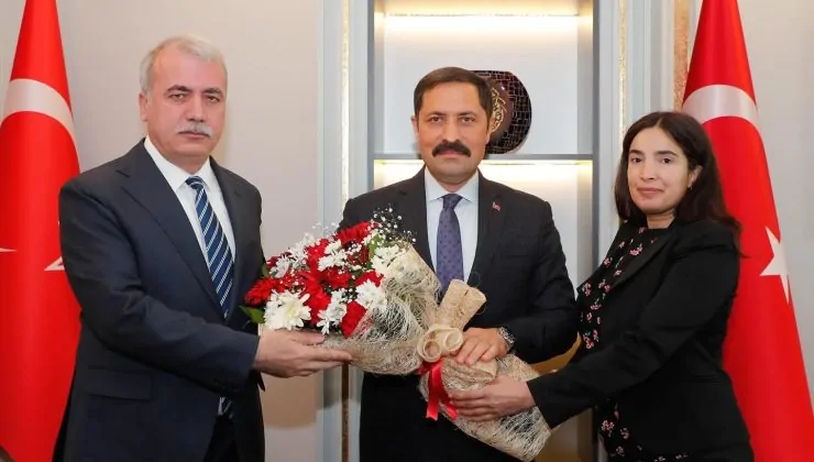 VALİ MASATLI, HATAY DEFTERDARI ÇELİK’İ KABUL ETTİ