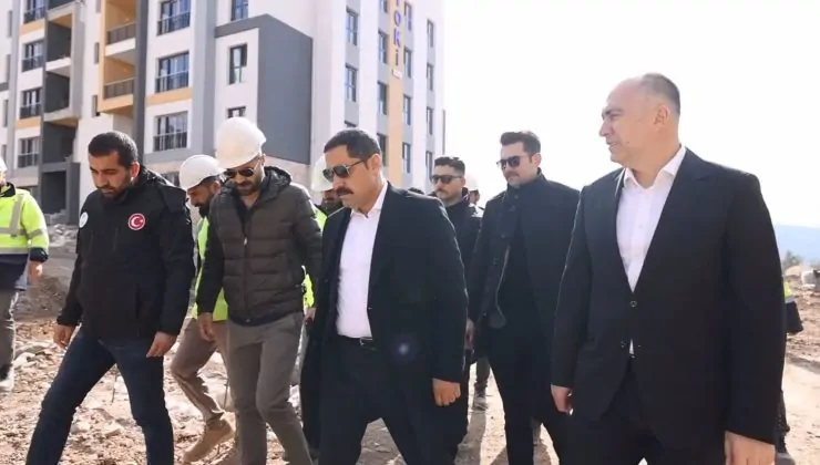 DÖRTYOL’DA DEPREM KONUTLARININ İNŞASI SÜRÜYOR