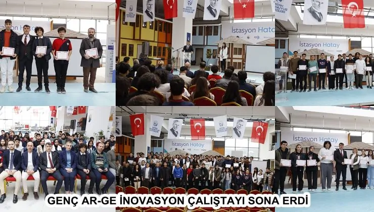 HATAY MEM GENÇ AR-GE İNOVASYON ÇALIŞTAYI SONA ERDİ