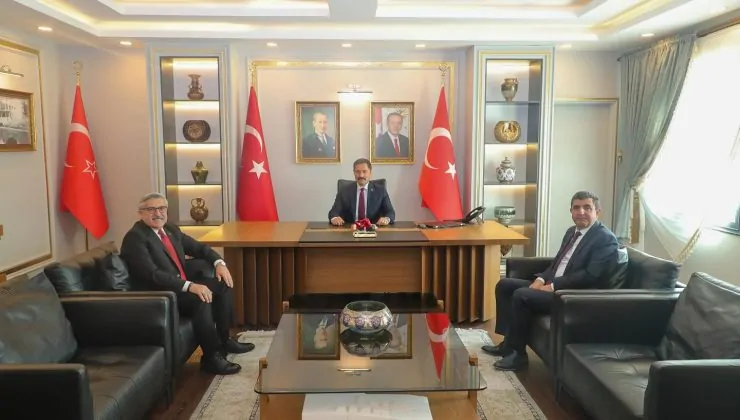 YAYMAN VE ERDOĞAN’DAN VALİ MASATLI’YA ZİYARET